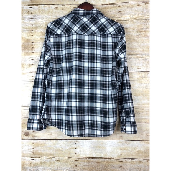 🔸Jachs Girlfriend Multicolor Button Down Flannel - Picture 2 of 4